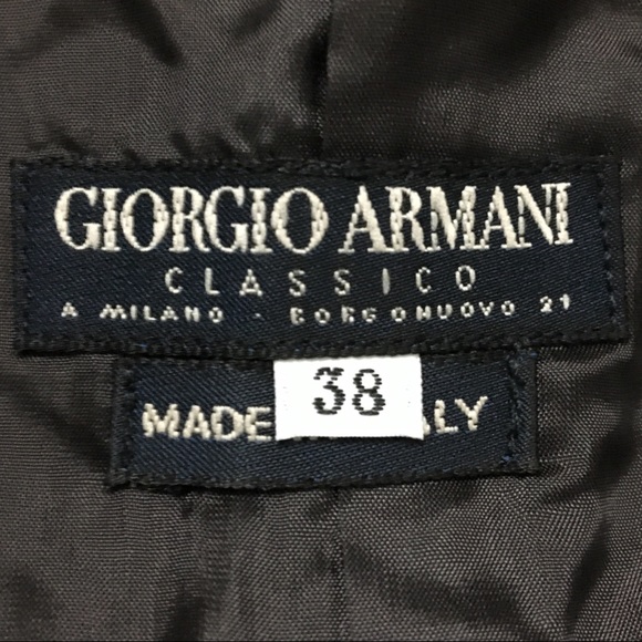 Giorgio Armani Classico Vestimenta Spa Blazer - Picture 13 of 16